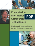 Engendering Information & Communication Technologies: Challenges & Opportunities For Gender-Equitable Development