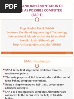 Design and Implementation of Simple As Possible Computer (SAP-1)