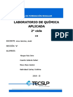 Laboratorio 2 - Química Aplicada