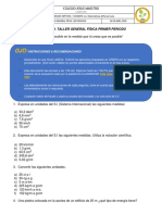 Evaluacion - Taller General Fisica (Septimo) PDF