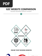 G2C Website Comparison: Railway Booking Service in India