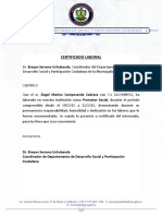 Certificado Laboral