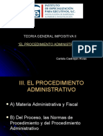 Clase de Procedimiento Administrativo