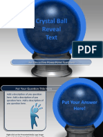 Crystal Ball Reveal Text: An Interactive Powerpoint Template
