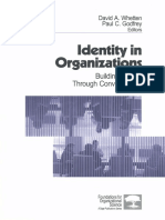 (Foundations For Organizational Science) David A. Whetten, Paul Godfrey - Identity in Organizations - Building Theory Through Conversations (1998, SAGE Publications, Inc)