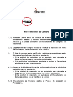 Procedimientos de Compras Grupo Tigasco 2015