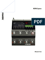 TC Electronic Nova System Manual Italian PDF