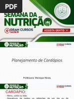 PLANEJAMENTO CARDAPIO