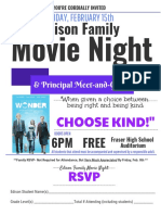 Edison Movie Night Flyer