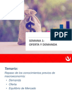 AF142 - PPT - SEM1 - Oferta y Demanda PDF