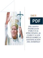 Resumen de la carta apostólica del santo padre Juan Pablo II