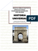 Folleto de Historia Universal Martes