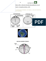 Fusos horários no Brasil e conceitos geográficos