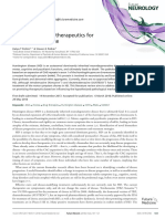 New Directions in Therapeutics For Huntington Disease: Review