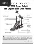 DW 5000D3 Pedal Manual