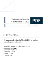 Crisis Económica de Venezuela - 2011