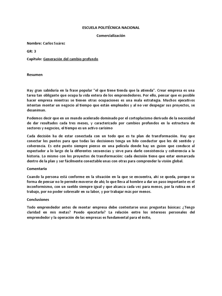 Resumen Capitulo 3 | PDF