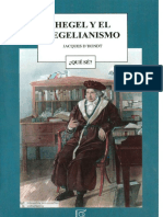 Jacques D'Hondt - Hegel y El Hegelianismo-Publicaciones Cruz (1992)
