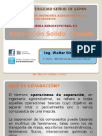 Clase 1 Agro III Separación Solido - Líquido