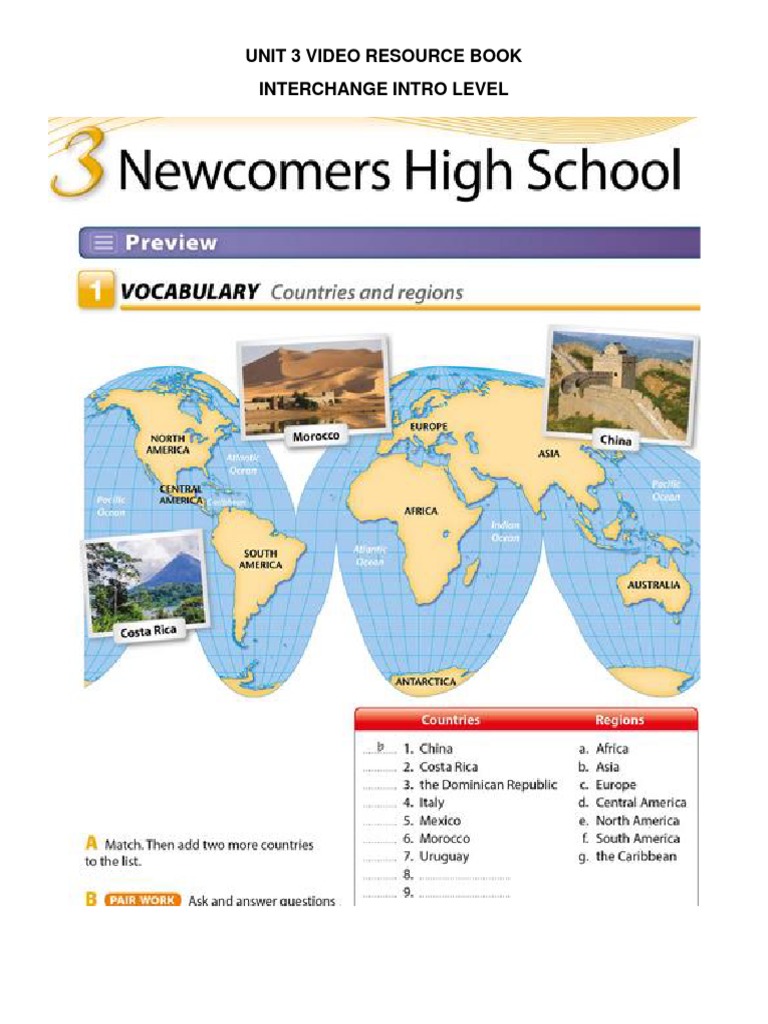 Unit 3 Video Resource Book | PDF
