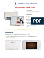 Dia 4 Ficha 2 Cómo Se Hace Un Televisor de Cartón Ciencia y Tecnología