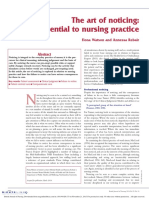 The Art of Noticing: Essential To Nursing Practice: Fiona Watson and Annessa Rebair