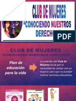 Club de Mujeres Presentacion