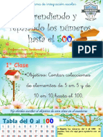 Actividades Numeracion 1 Al 500