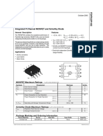 FDFS2P102: Integrated P-Channel MOSFET and Schottky Diode