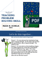 Teaching Problem Solving Skills
