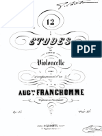Franchomme - 12 Etudes For Cello and 2nd Cello Op35 Vc2