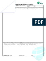 ICS 201-Información Del Incidente