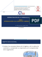 TEMA 1 - Introducción A La Logística y Cadena de Suministro PDF