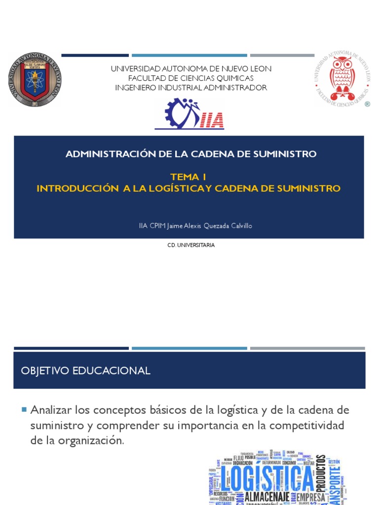 Introducción a Logística y Cadena de Suministro | PDF | Logística ...