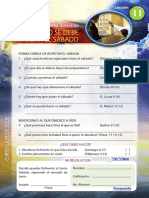 Fe de Jesus 11. Cómo Se Debe Guardar El Sábado PDF