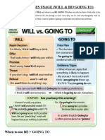 Future Tenses Usage (Will & Be+Going To)