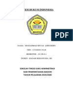 SISTEM HUKUM INDONESIA Tulis Tangan Irvan PDF