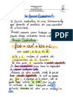 LECCION 6 - Función Cuadrática - 2do CICLO PDF