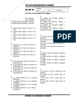 Razonamiento Verbal - Examen Modelo 8