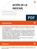 Planificación de la EDA (Planificar) - Indicadores clave de desempeño ambiental