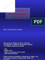 Farmacología de Los Anestésicos Locales