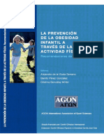 La prevención de la obesidad infantil a través de la actividad física. Recomendaciones de actuación (2014). Viuda-Serrano, A., Pérez-González, B., & González-Millán, C.