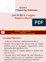 Lecture 2 - Complex Number (Part2)