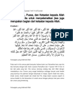 Khutbah Idul Fitri 1 Syawal 1441 H Di Rumah