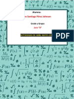 Ivan - Santiago - Perez - Johnson - 1D - Actividades Abril-Mayo-Junio-Matematicas