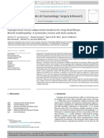 Biceps Tenodesis Comparacion entre subpectoral Vs suprapectoral Metanalisis 2020