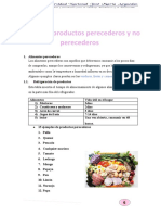 Alimentos Perecederos y No Perecederos