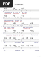 Download Ukulele Music Tabs - Im A Believer by Simon East SN46578267 doc pdf