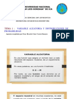 VARIABLE ALEATORIA Y DISTRIBUCIONES DE PROBABILIDAD