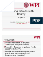 Making Games With Ren'Py: Project 1
